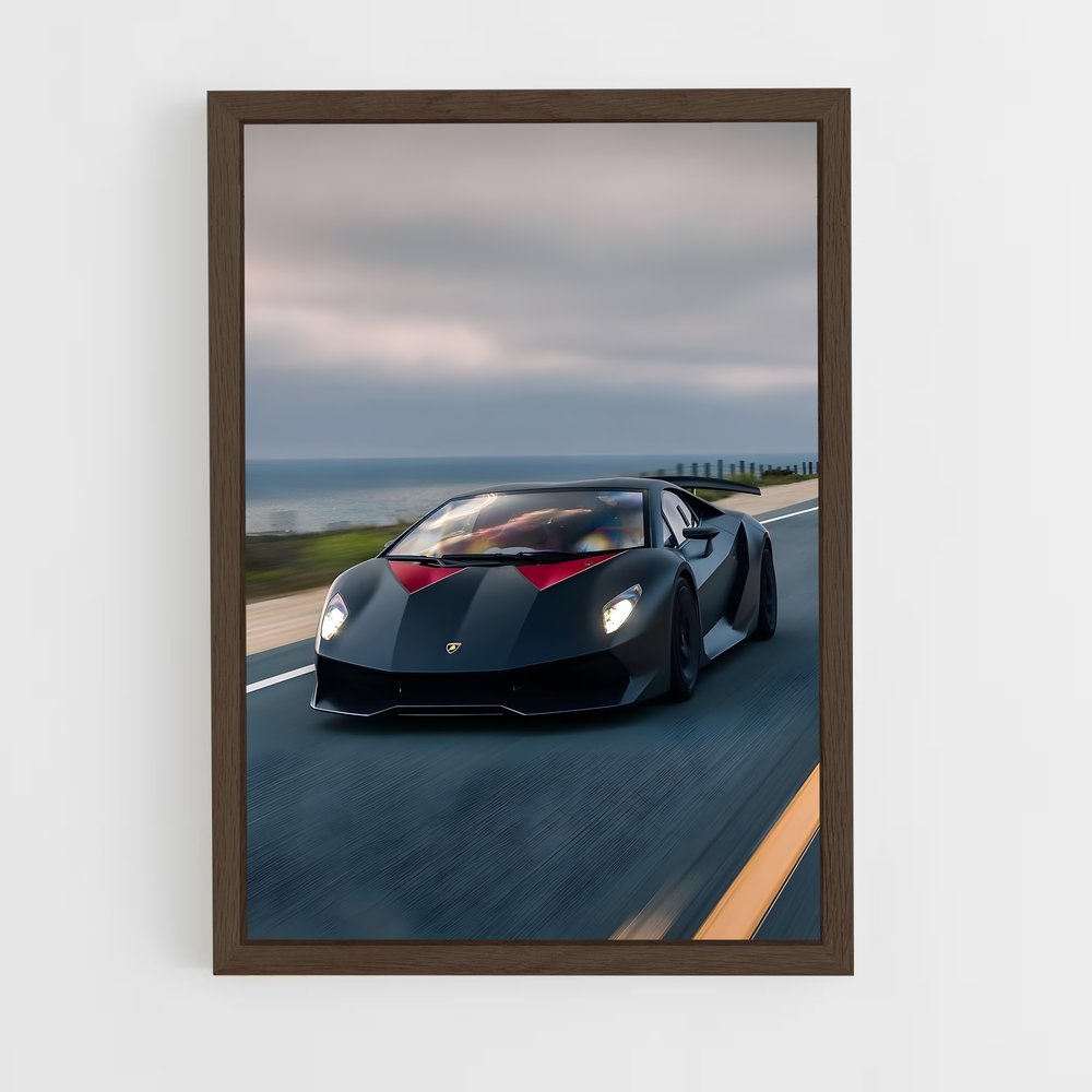 Poster L'Aube des Vitesse – affiche Lamborghini (vue 5)